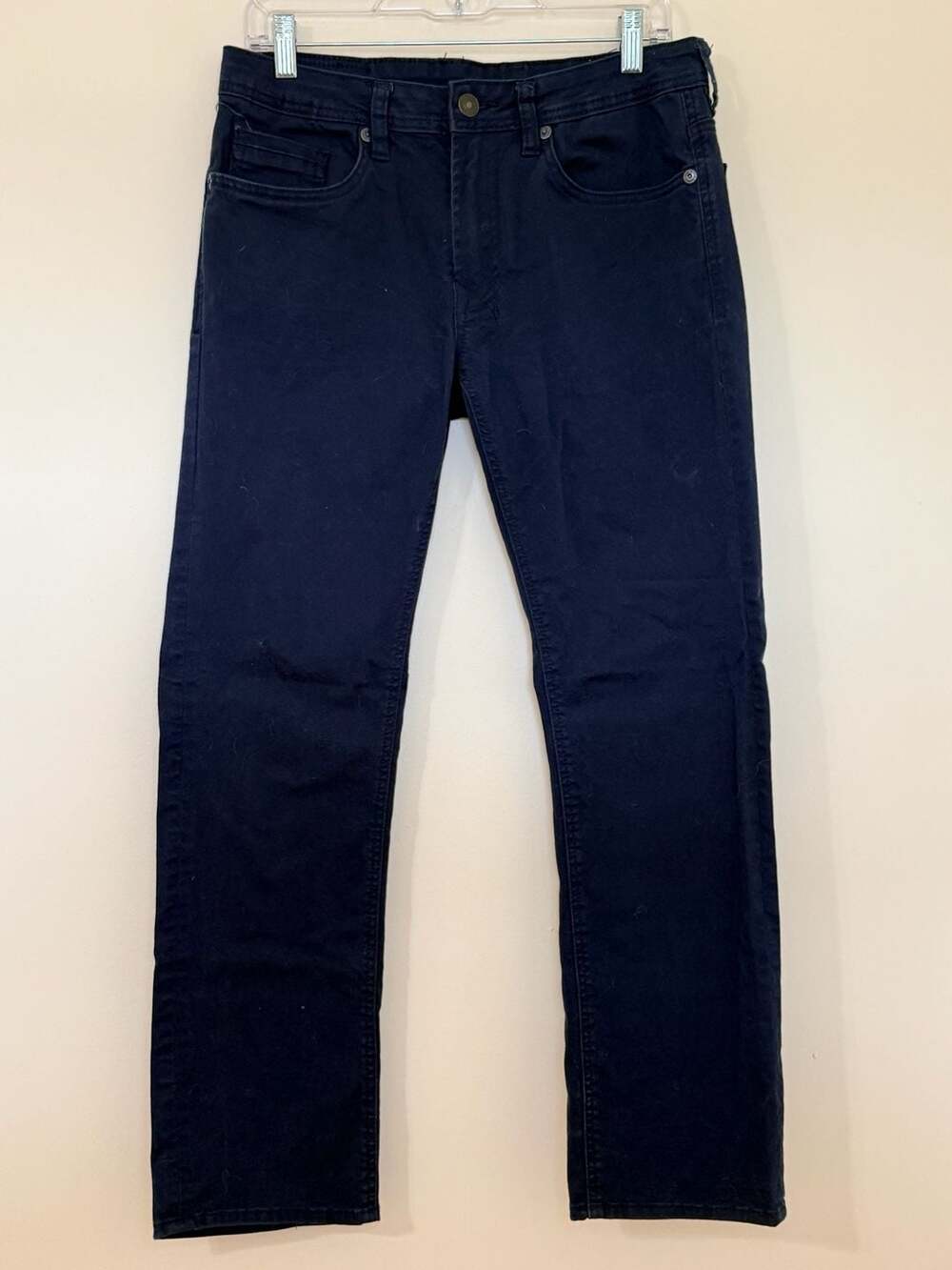 Buffalo David Bitton Six-X Slim Straight Stretch Jeans, Dark Navy, Size 31x30‎